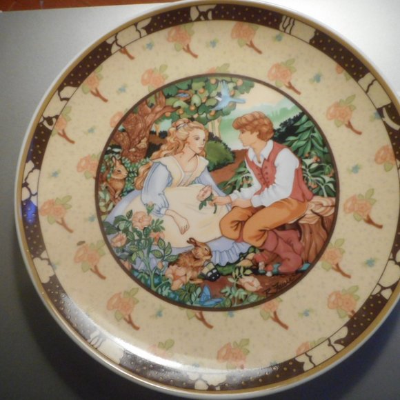 Four plates Villeroy & Boch W.Germany Renee Faure - Picture 3 of 8
